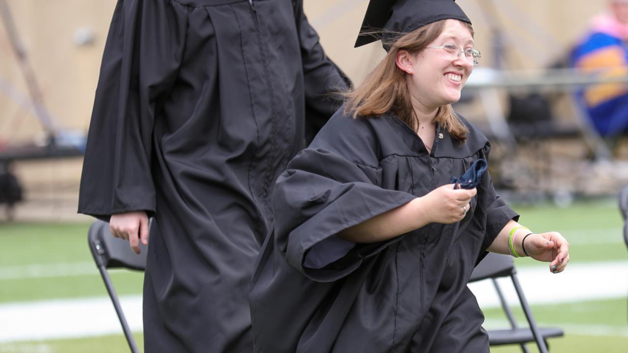 augie access students at graduation