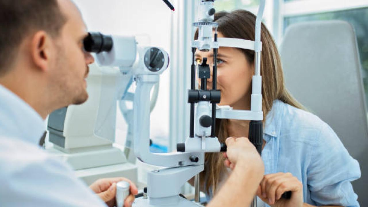 Optometry stock photo
